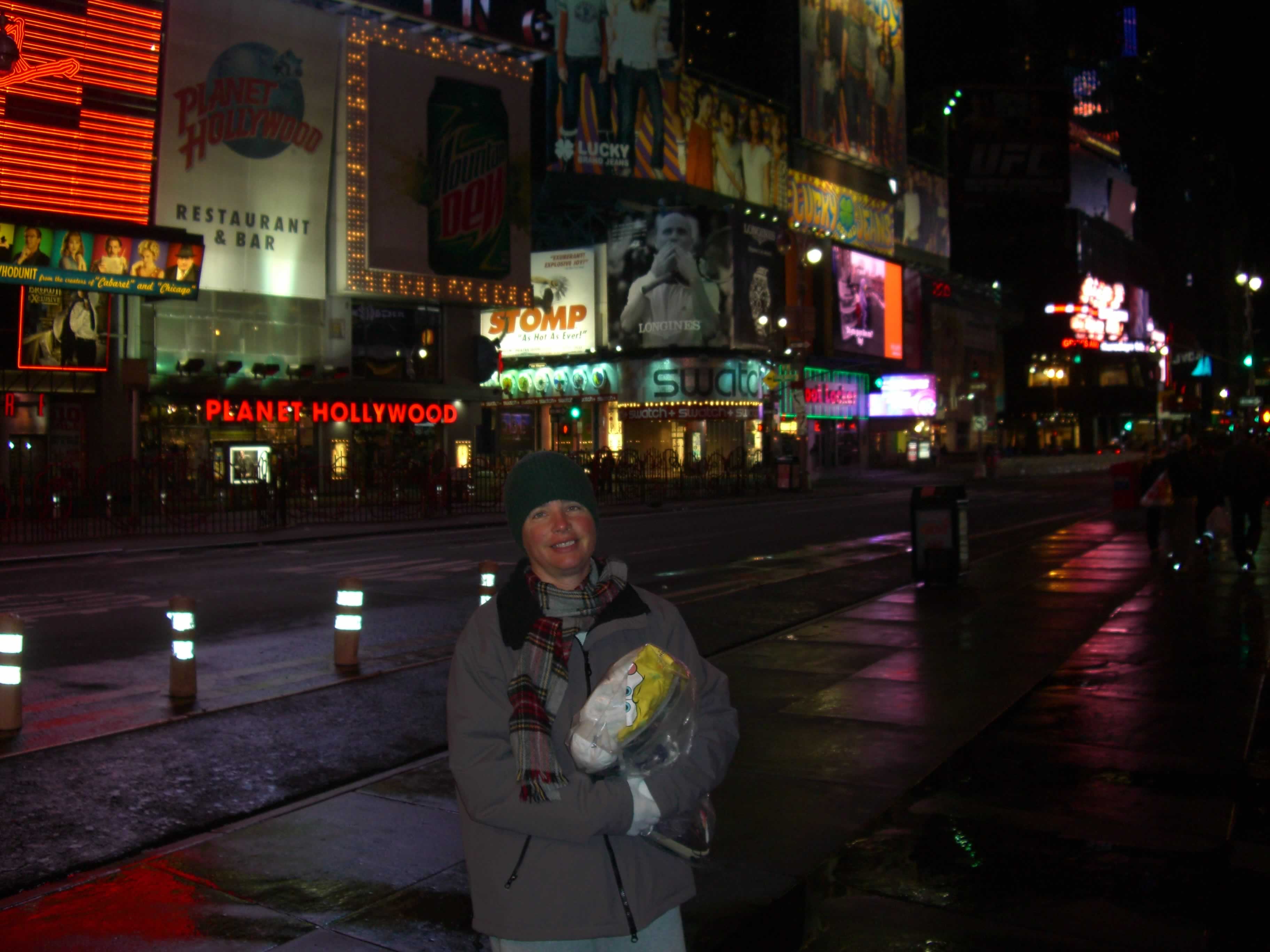 Rachael in Times Square